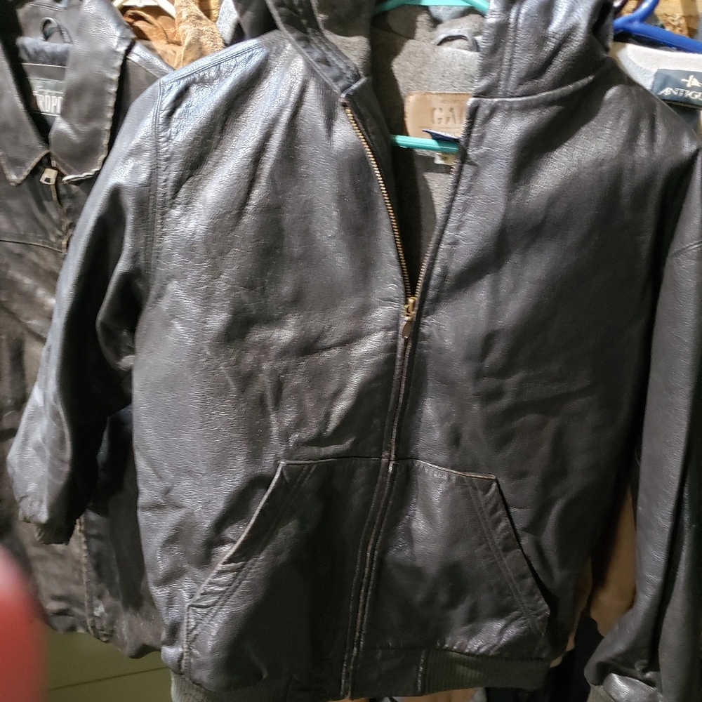 men's leather jacket